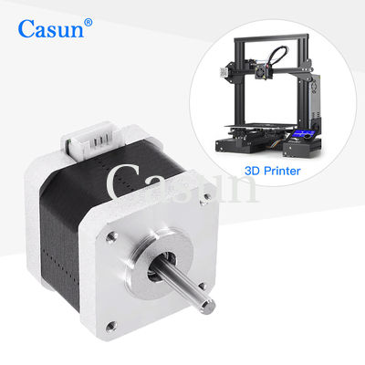 좋은 가격 1.8 차원 2단계 12V 350mN.m DC NEMA 17 하이브리드 스테퍼 모터 CNC 로봇 온라인