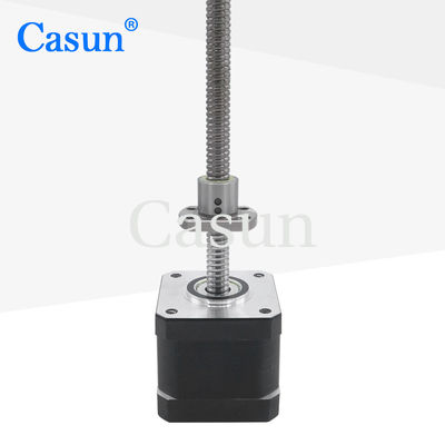 Nema 17 볼 스크루 선형 스테퍼 모터 450mN.M SFK0802 단계 모터 CNC