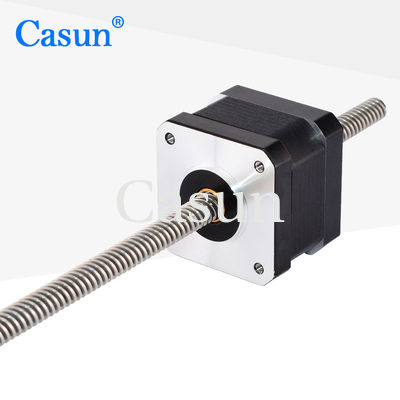 1.33A 비 캡티브 스테퍼 모터 42 * 42 * 34mm 0.22N.M Tr5 * 2 NEMA 17