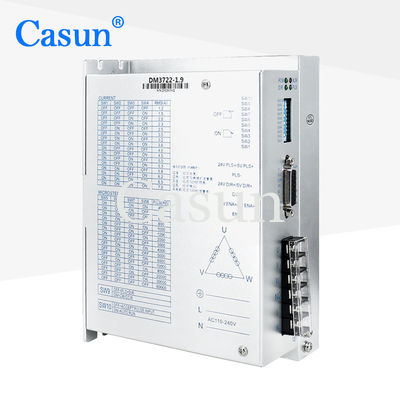 NEMA 34와 DM3722 3 단계 스텝퍼 모터 드라이버 7A 240V 0~200KHz