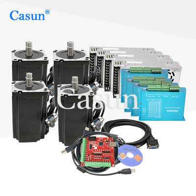 좋은 가격 레이저 기계는 86x86x107mm 4.5N.M NEMA 34 폐쇄 고리 스텝 모터 장비 운전자 PSU Mach3을 장비를 답니다 온라인