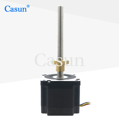 네마 34 하이브리드 스테퍼 모터 브레이크 24V DC 4.5N.m 큰 견고한 CE RoHS Casun 모터에서 인증